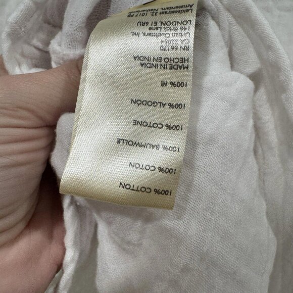 We the Free White Gauze Long Sleeve Oversized Pullover‎ Wrap Size Small S - Picture 6 of 9
